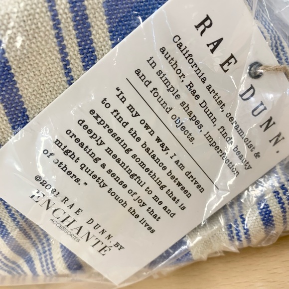 ⚓️ RARE Rae Dunn NWT You Me & the Sea Coastal Accent Pillow - Picture 9 of 11